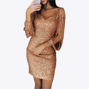 Galena - Luxe Shine Woman's Sequin Dress