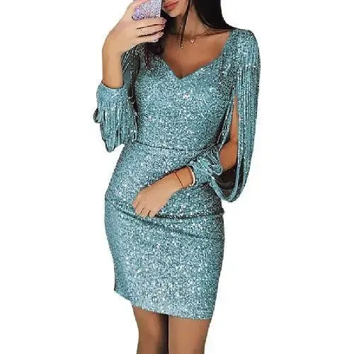 Galena - Luxe Shine Woman's Sequin Dress