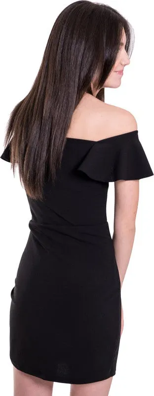 Girls June Off Shoulder Ruffle Dress