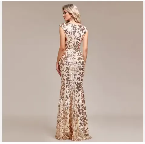 Golden Cocktail Dress