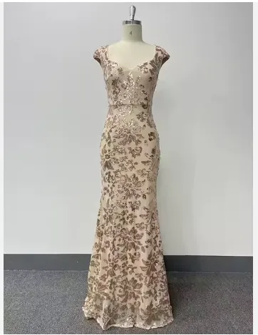 Golden Cocktail Dress