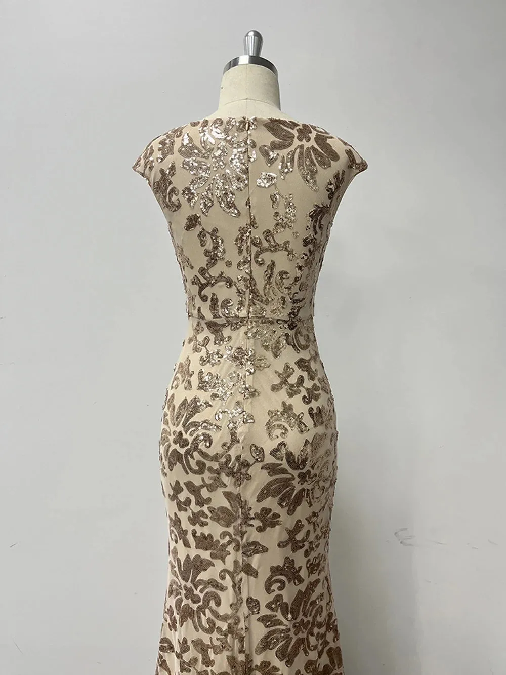 Golden Cocktail Dress