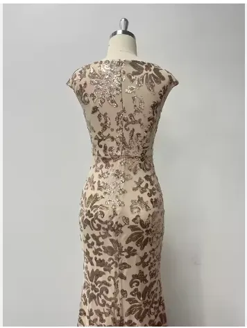Golden Cocktail Dress
