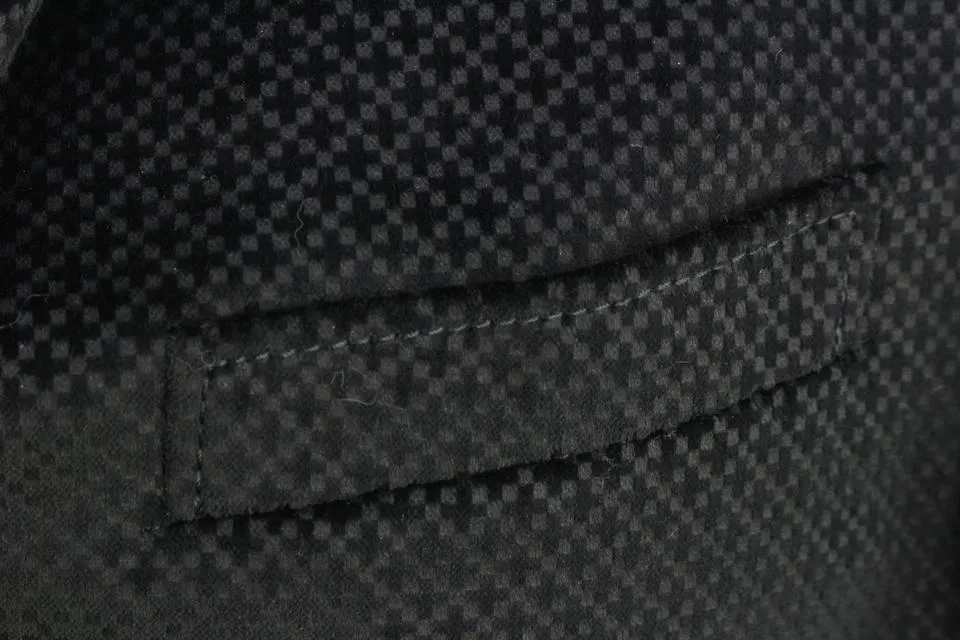Gucci Men's Large Black Diamante Velvet Formal Smoking Jacket 125g27