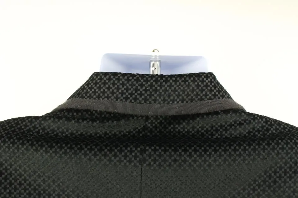 Gucci Men's Large Black Diamante Velvet Formal Smoking Jacket 125g27