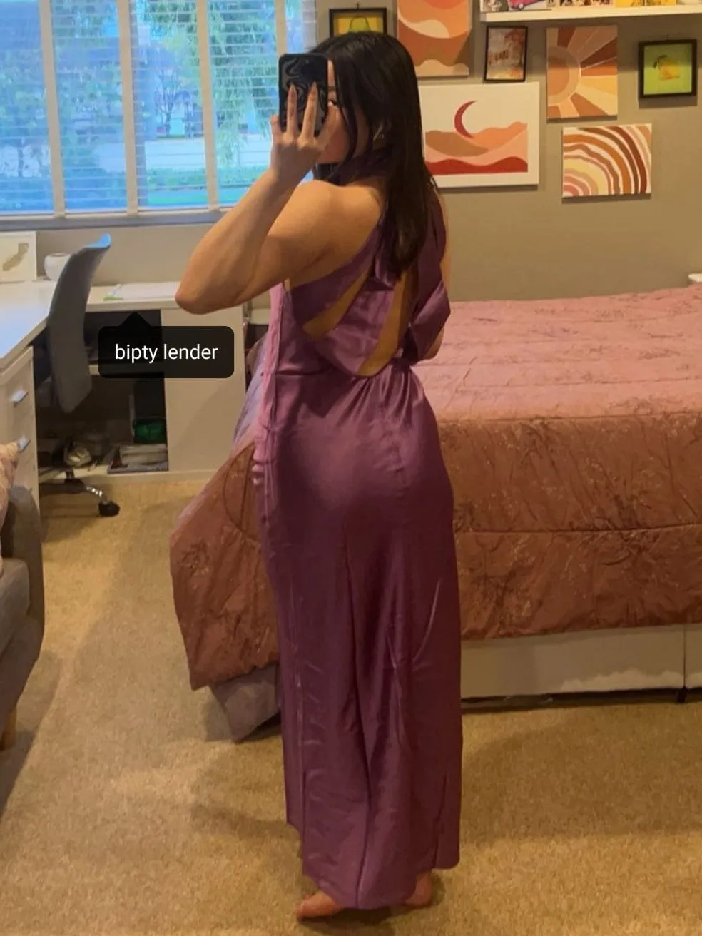 Halter Cocktail Silk Maxi Dress