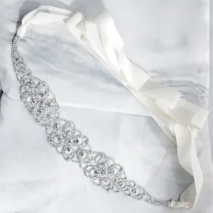 Hand-studded Alloy Waist Chain Rhinestone Retro Wedding Dress Sashes Accessories
