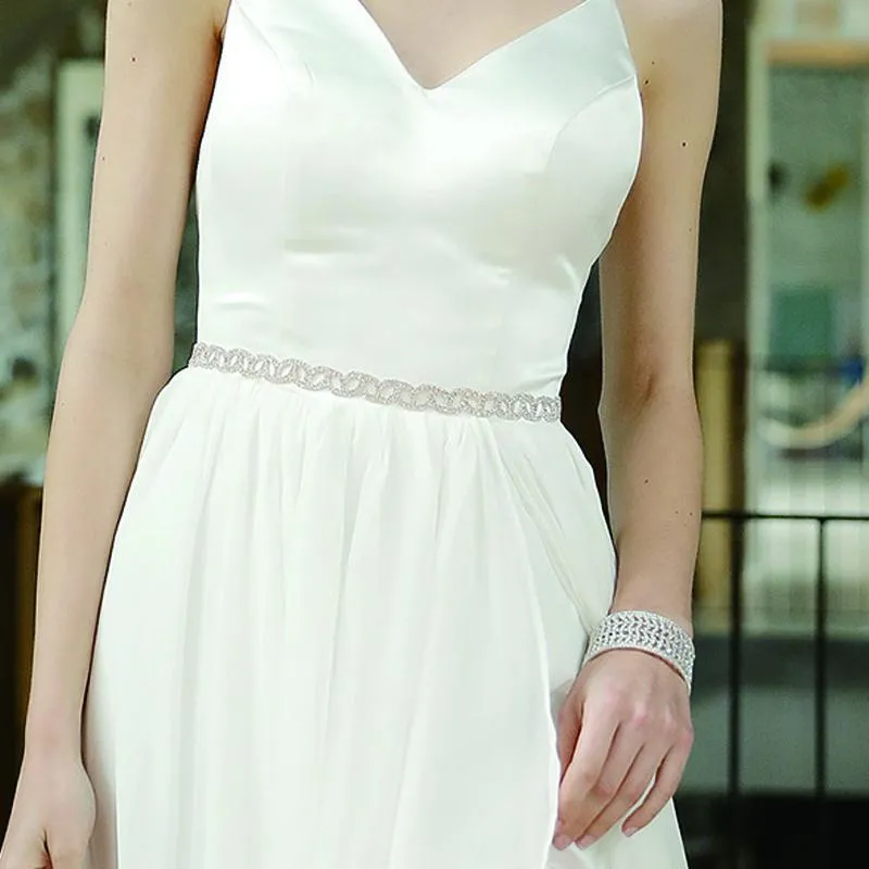 Hand-studded Sashes  Hollow Waist Chain Rhinestone Chain