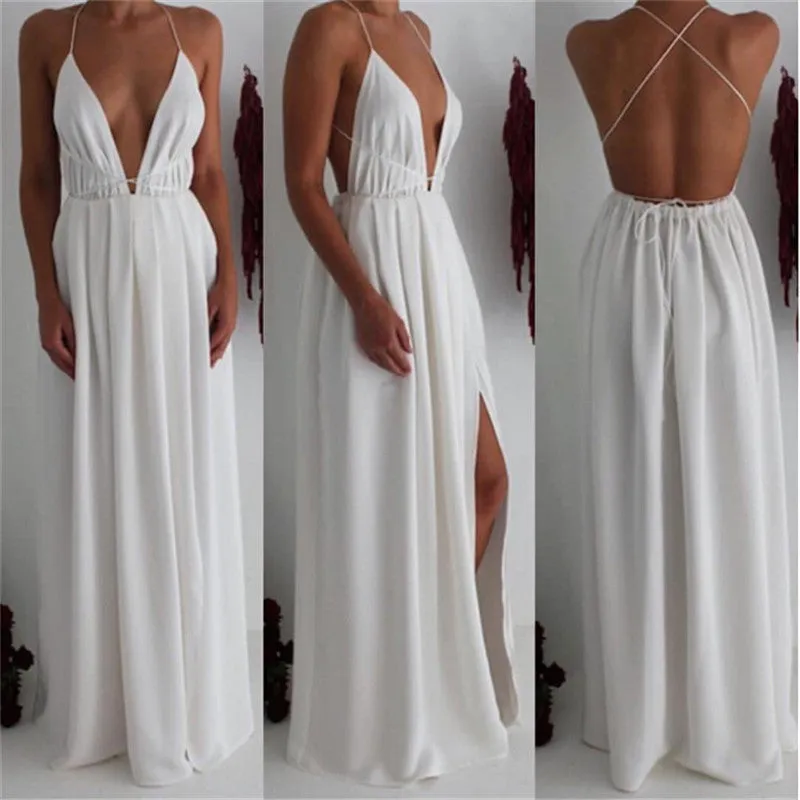 High split maxi dress Multiple Colors