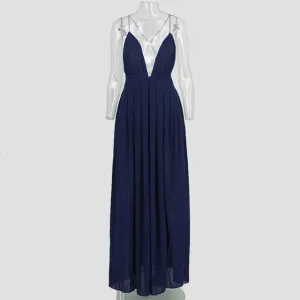High split maxi dress Multiple Colors