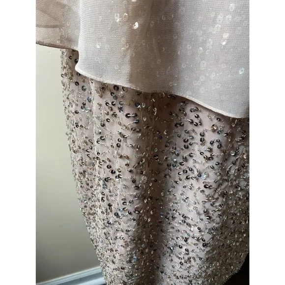 J. Kara Formal Pink Sequin Evening Gown size 18