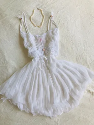 JazzHer Cute A line Spaghetti Straps White Short Homecoming Dresses Cocktail Dress With Lace (PRE-ORDER)