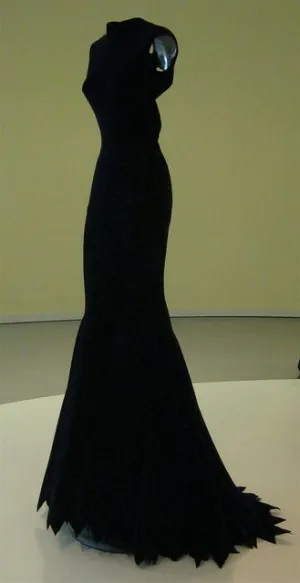 JazzHer Elegant Mermaid High Neckline Satin Black Long Prom Dresses Evening Dress (PRE-ORDER)