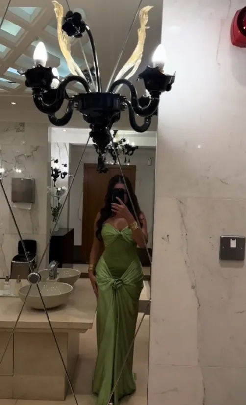 JazzHer Modest Mermaid Sweetheart Sage Green Long Satin Prom Dresses Evening Dress (PRE-ORDER)
