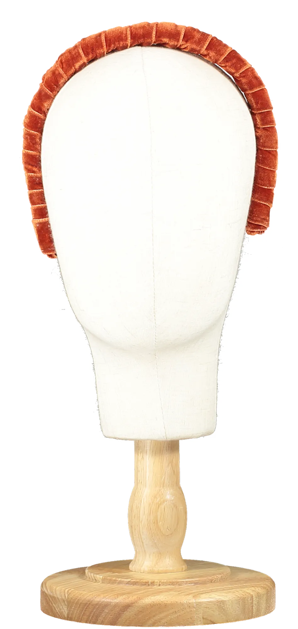 Jennifer Behr Orange Attica Headband - In Velvet One Size