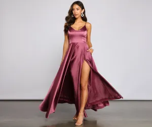 Juliet Formal High Charming Slit Dress 2