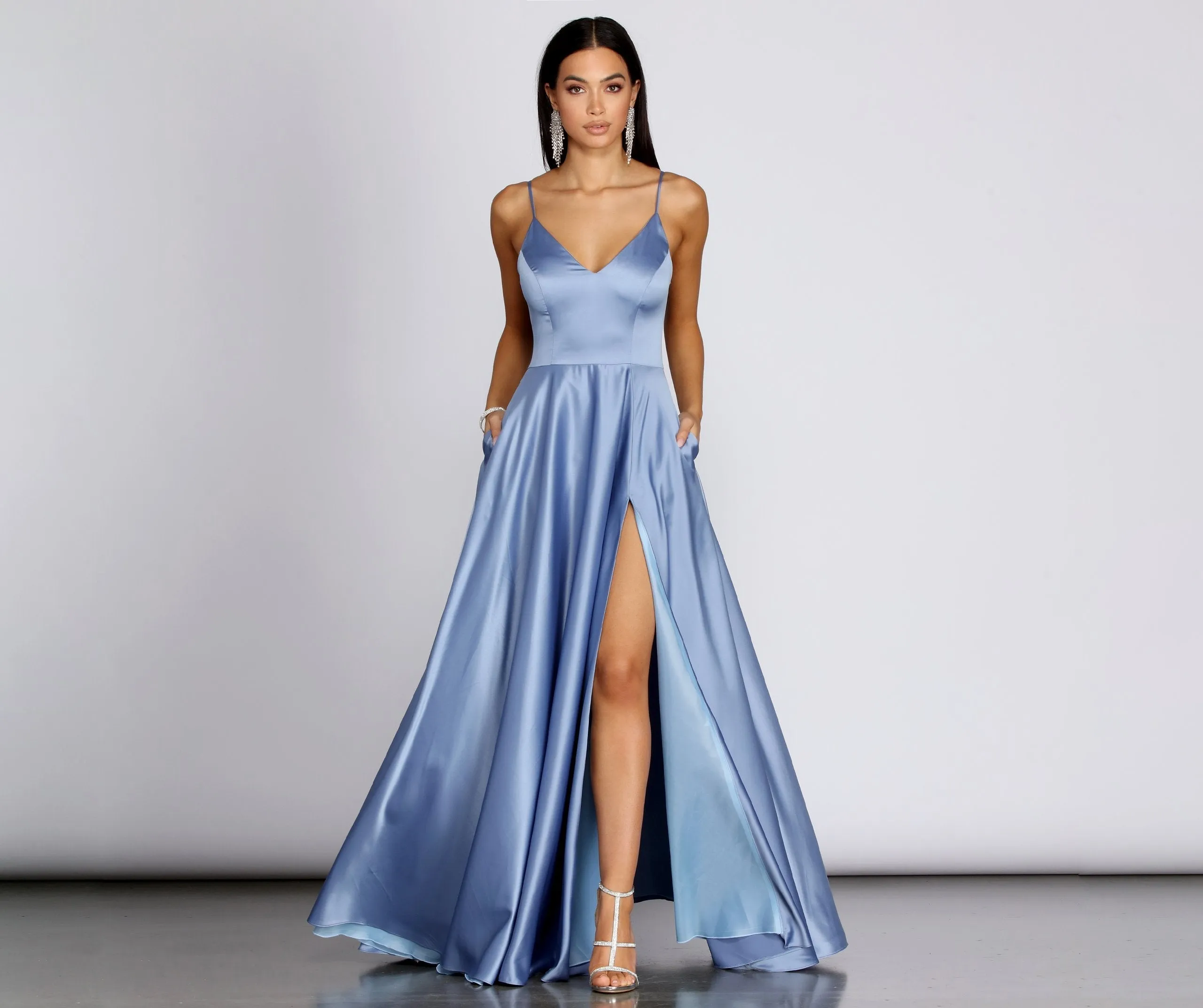 Juliet Formal High Charming Slit Dress 2