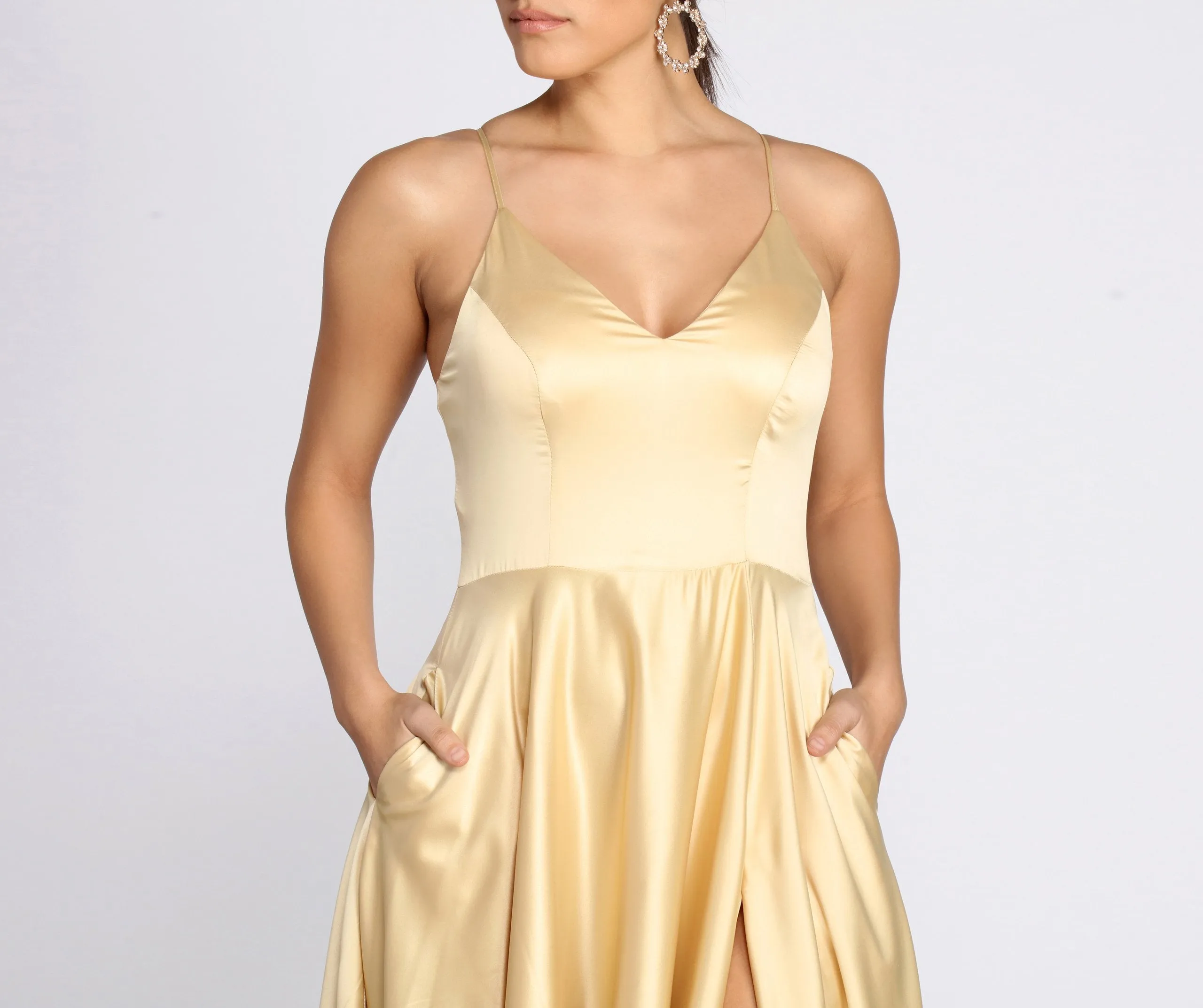Juliet Formal Stylish High Slit Dress