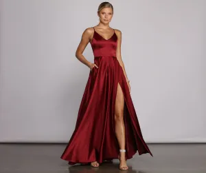 Juliet Formal Stylish High Slit Dress