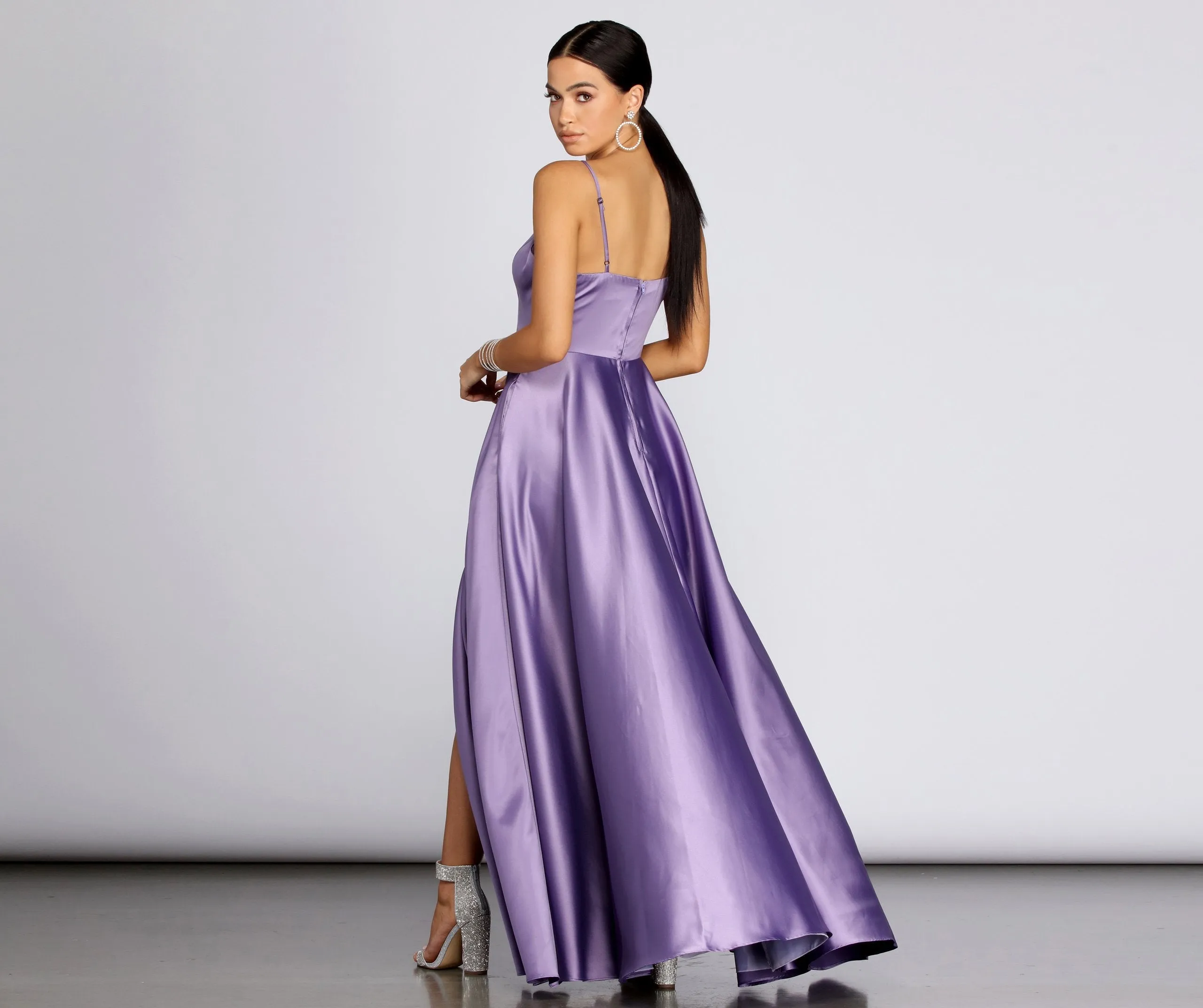 Juliet Formal Stylish High Slit Dress
