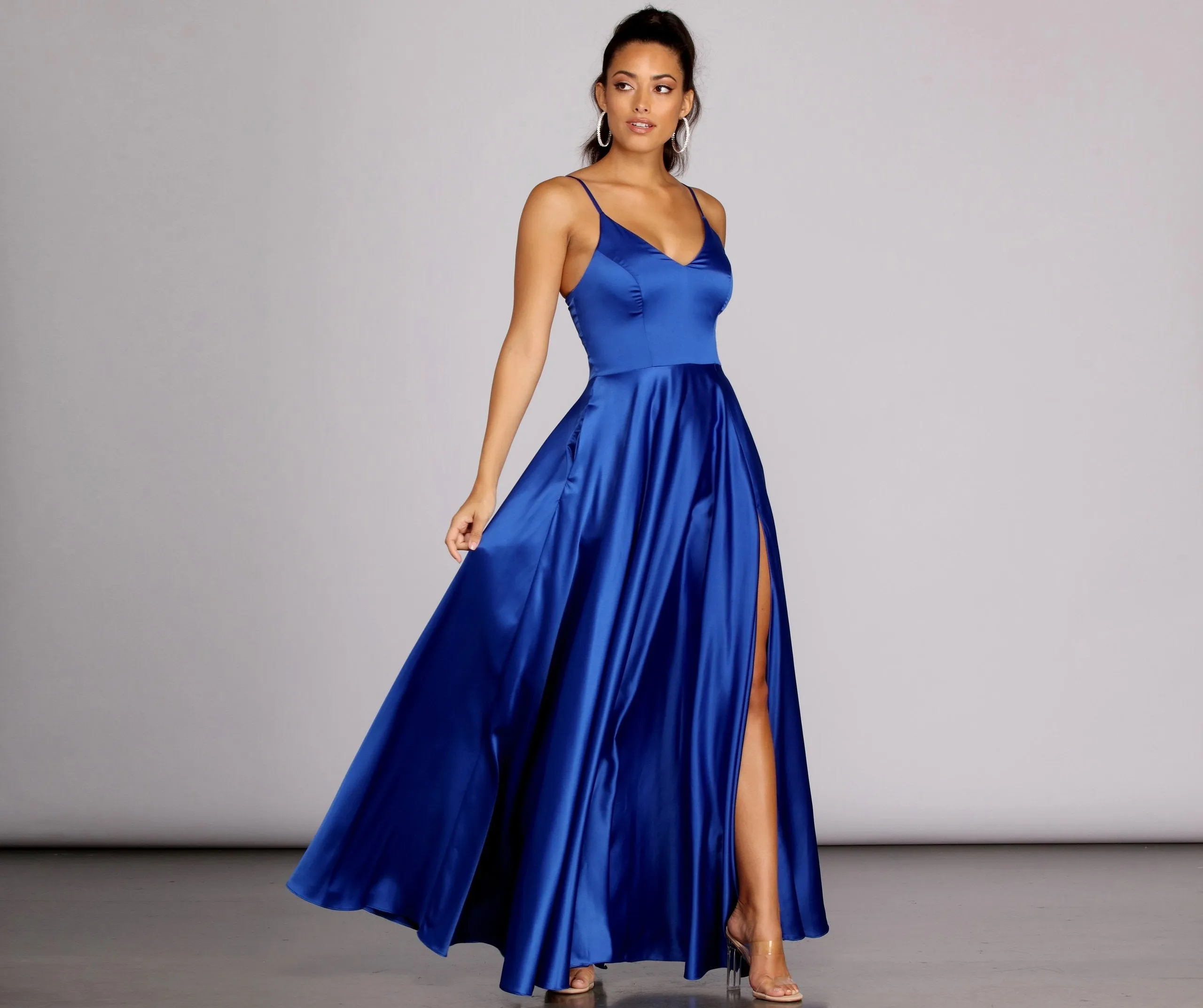 Juliet Formal Stylish High Slit Dress