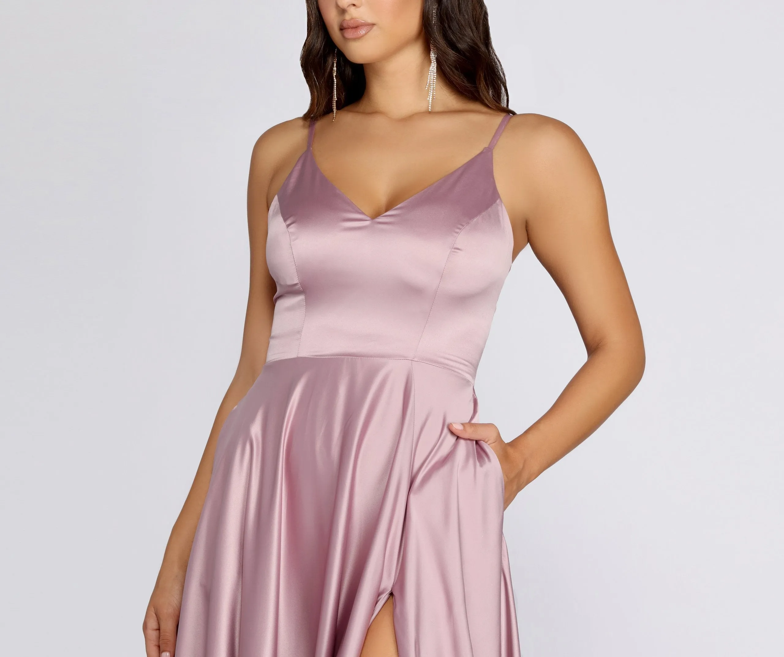 Juliet Formal Stylish High Slit Dress
