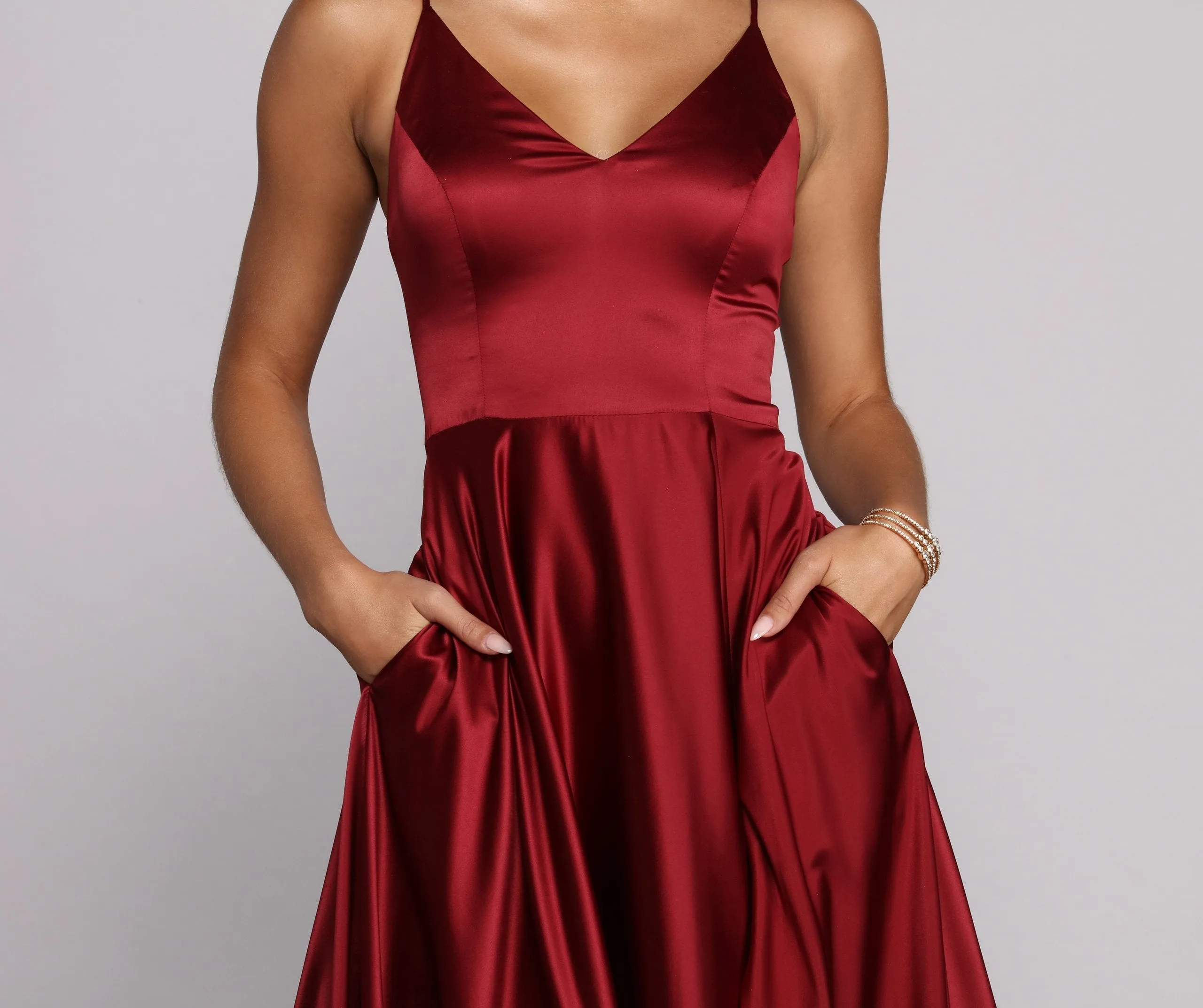 Juliet Formal Stylish High Slit Dress