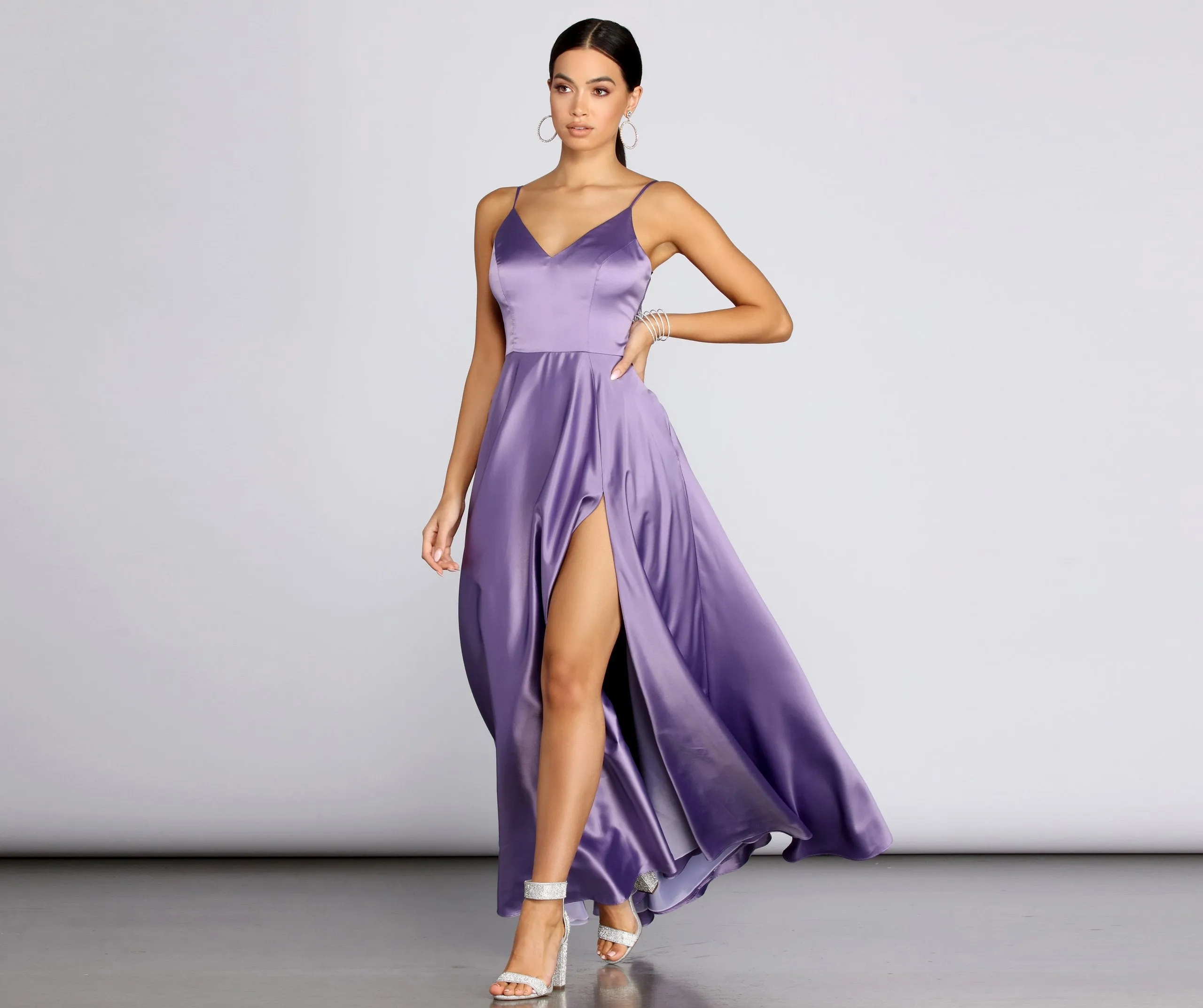 Juliet Formal Stylish High Slit Dress