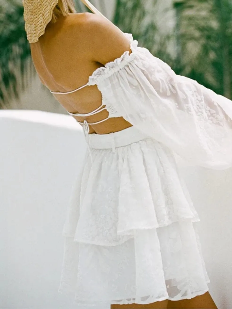 Kasia Mini Skirt and Off The Shoulder Top