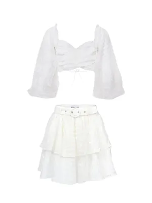 Kasia Mini Skirt and Off The Shoulder Top