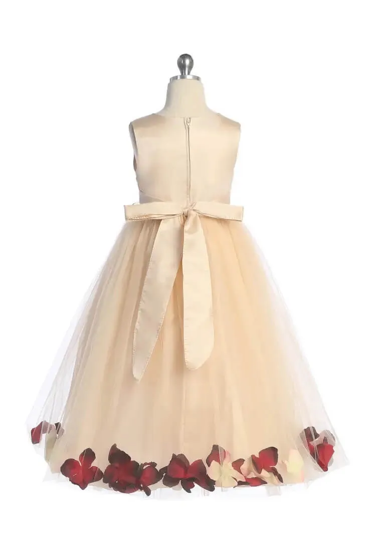 Kenza - Blush and Burgundy Petals