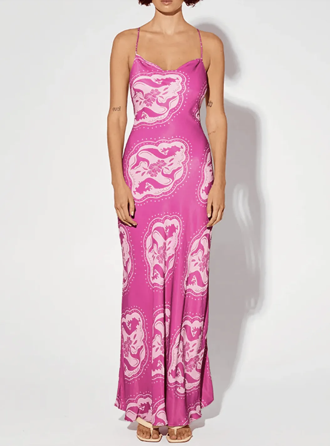 KIVARI Isla Bias Maxi Dress