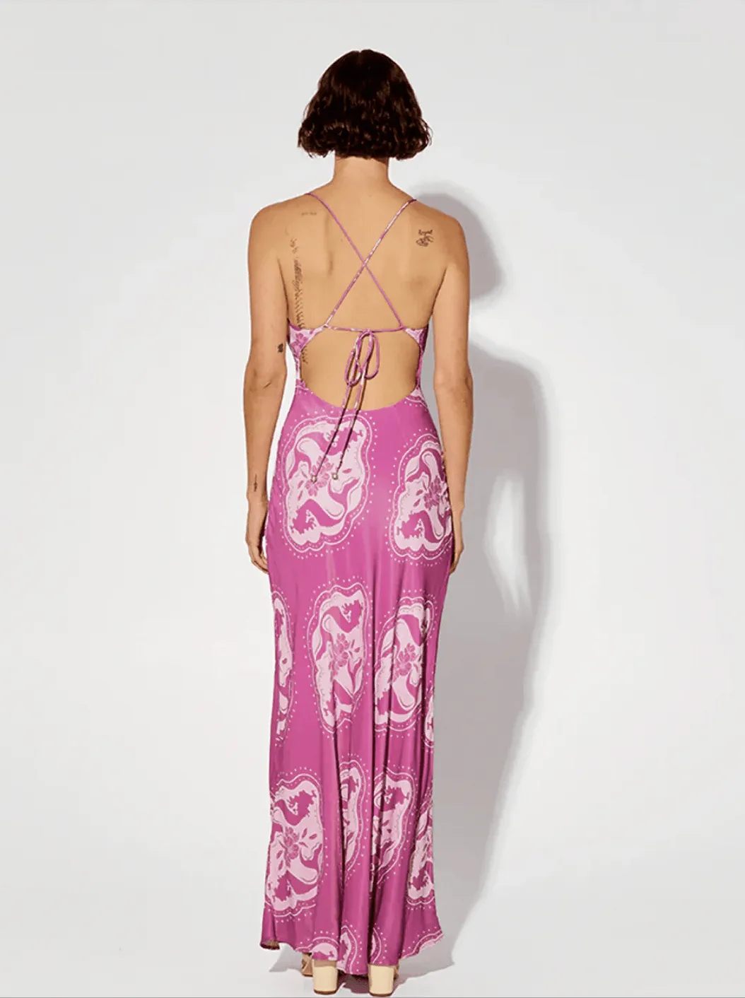 KIVARI Isla Bias Maxi Dress
