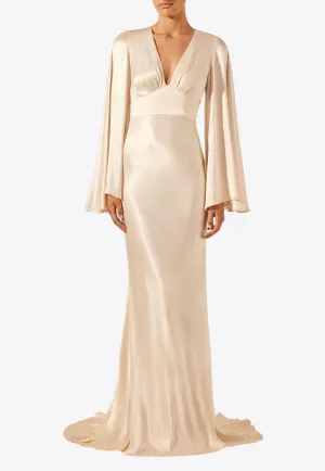 La Lune Backless Maxi Dress