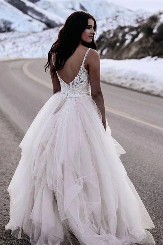 Lace and Tulle Bridal Wedding Dress Online Shop