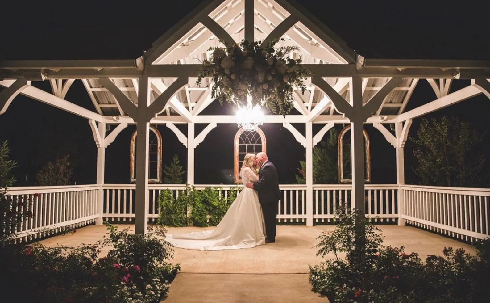 Lace Bodice Satin Full A-Line Wedding Dress | Calla