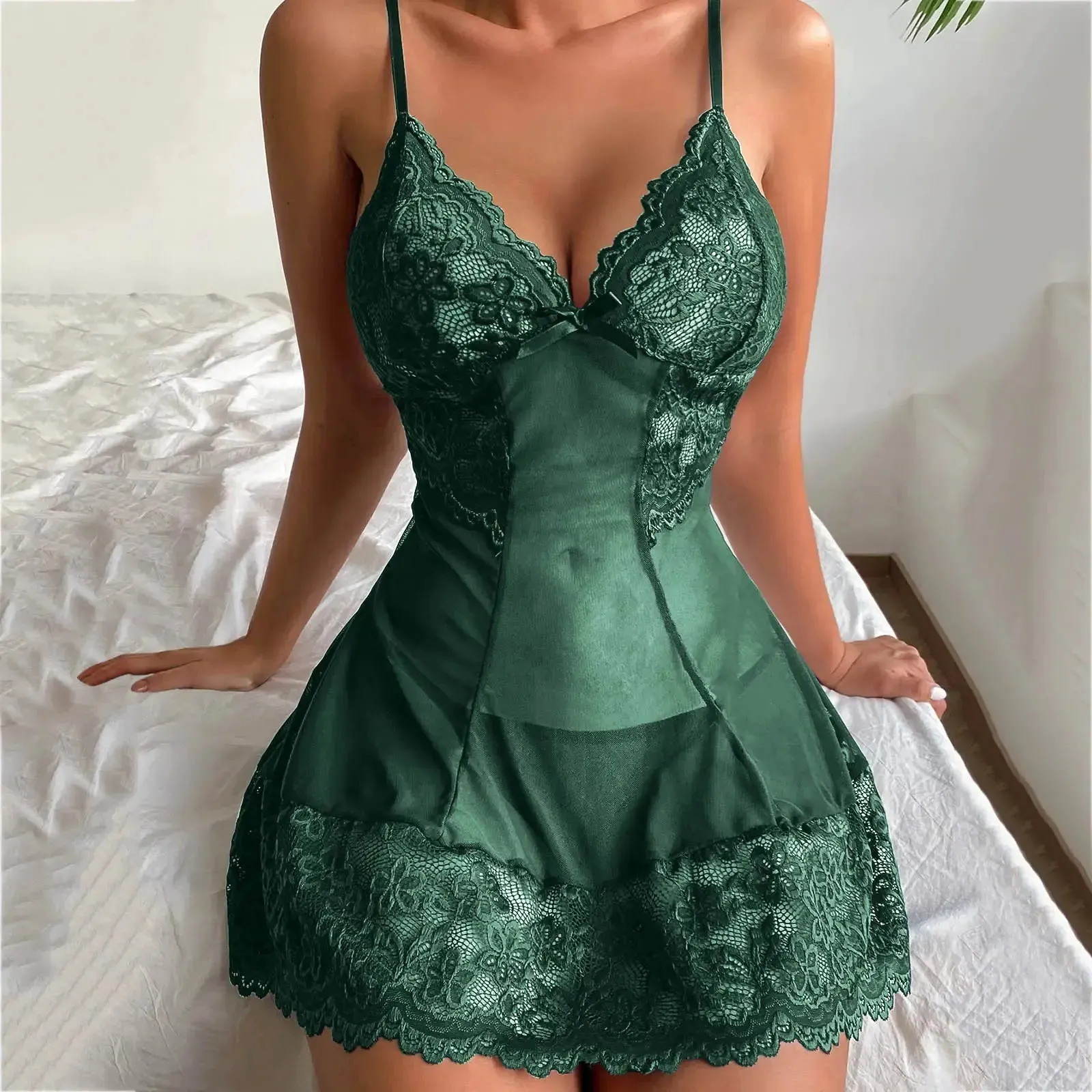 lace night dresses for woman plus size women's sleepwear evening dresses