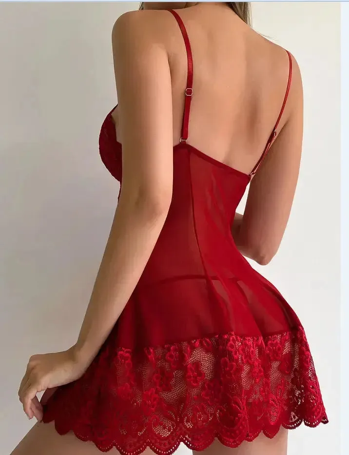 lace night dresses for woman plus size women's sleepwear evening dresses