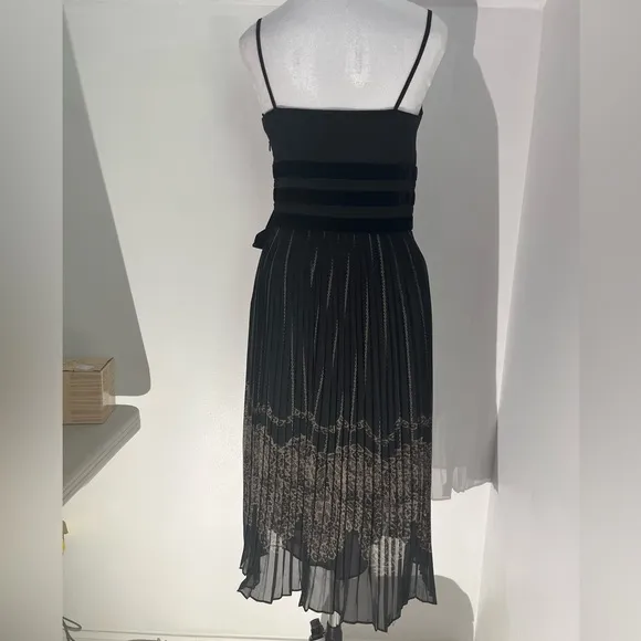 Loft - A line pleated dress