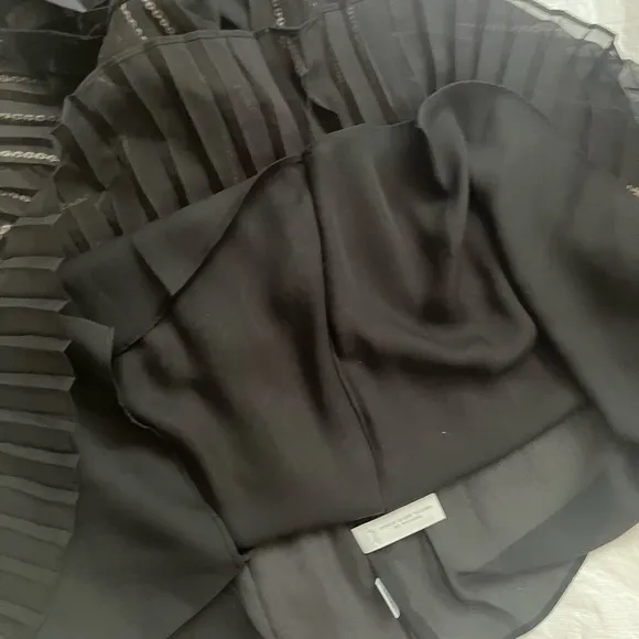 Loft - A line pleated dress