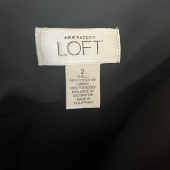Loft - A line pleated dress