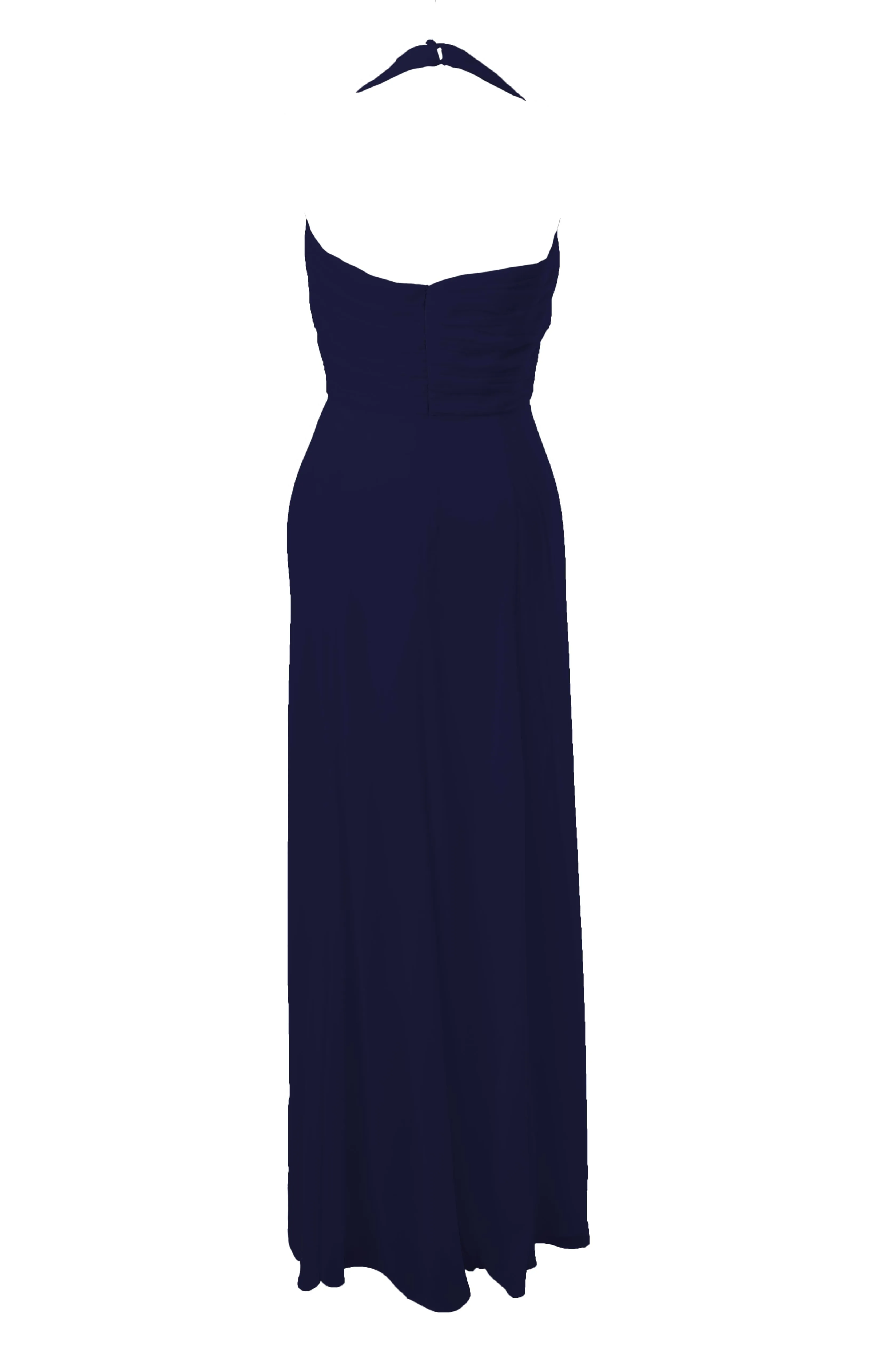 Long Halterneck Bridesmaid Dress
