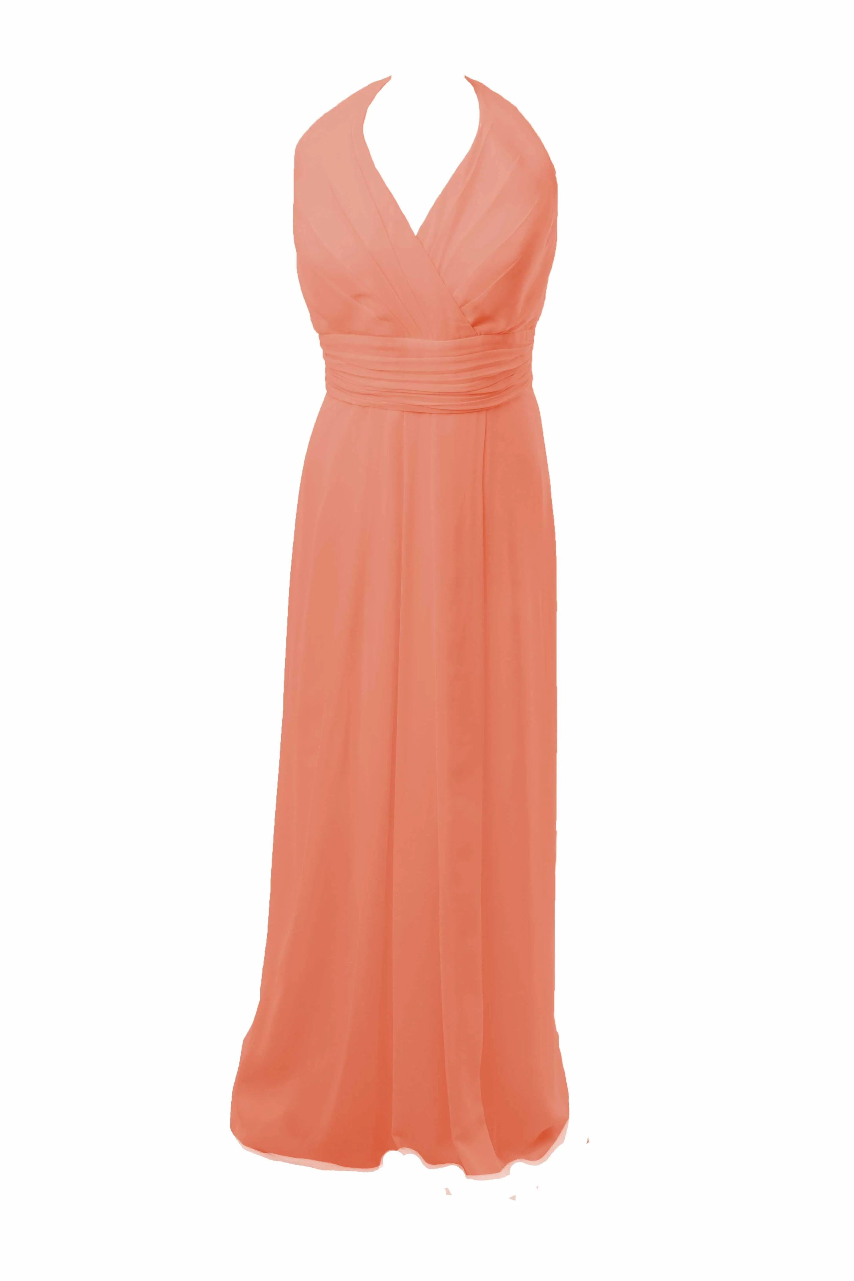 Long Halterneck Bridesmaid Dress