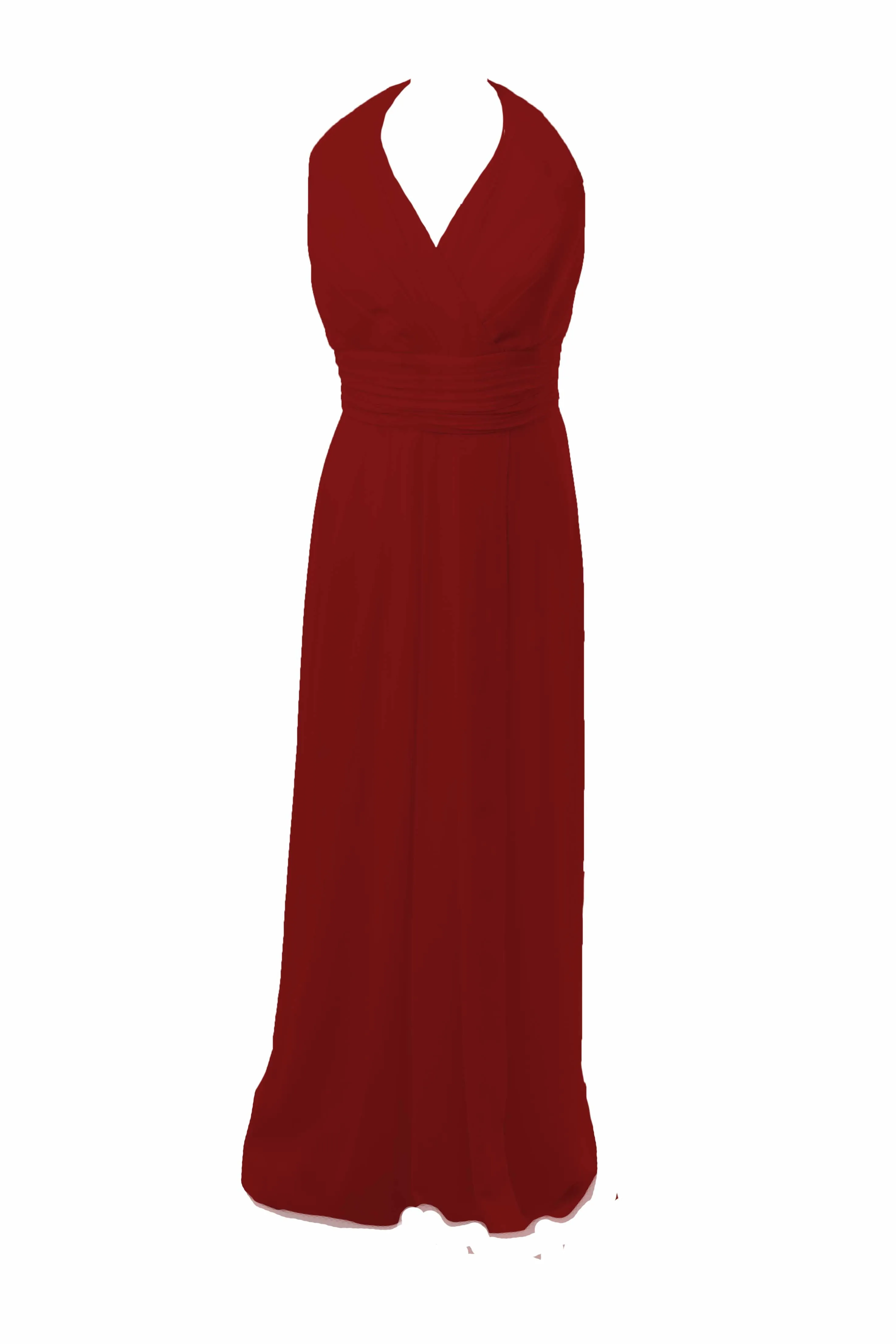 Long Halterneck Bridesmaid Dress