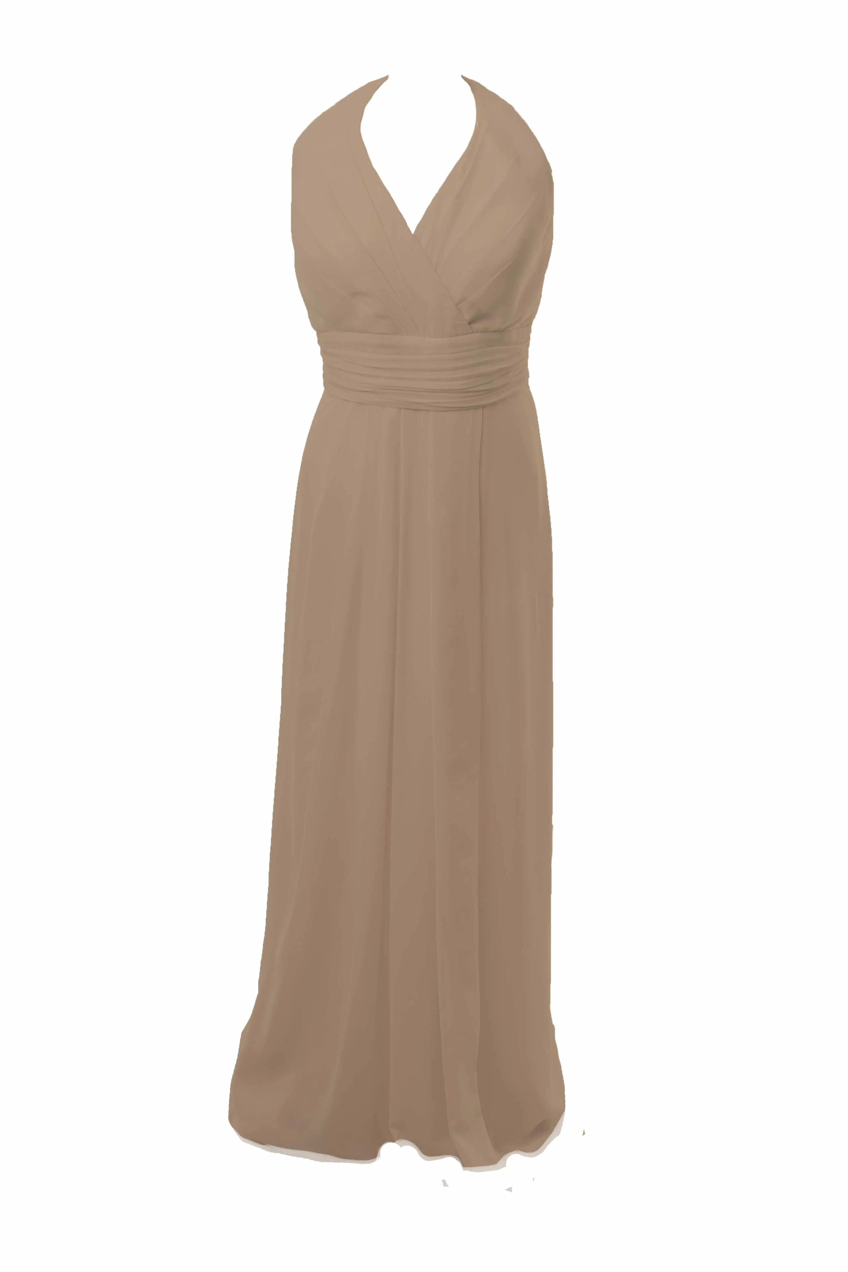 Long Halterneck Bridesmaid Dress