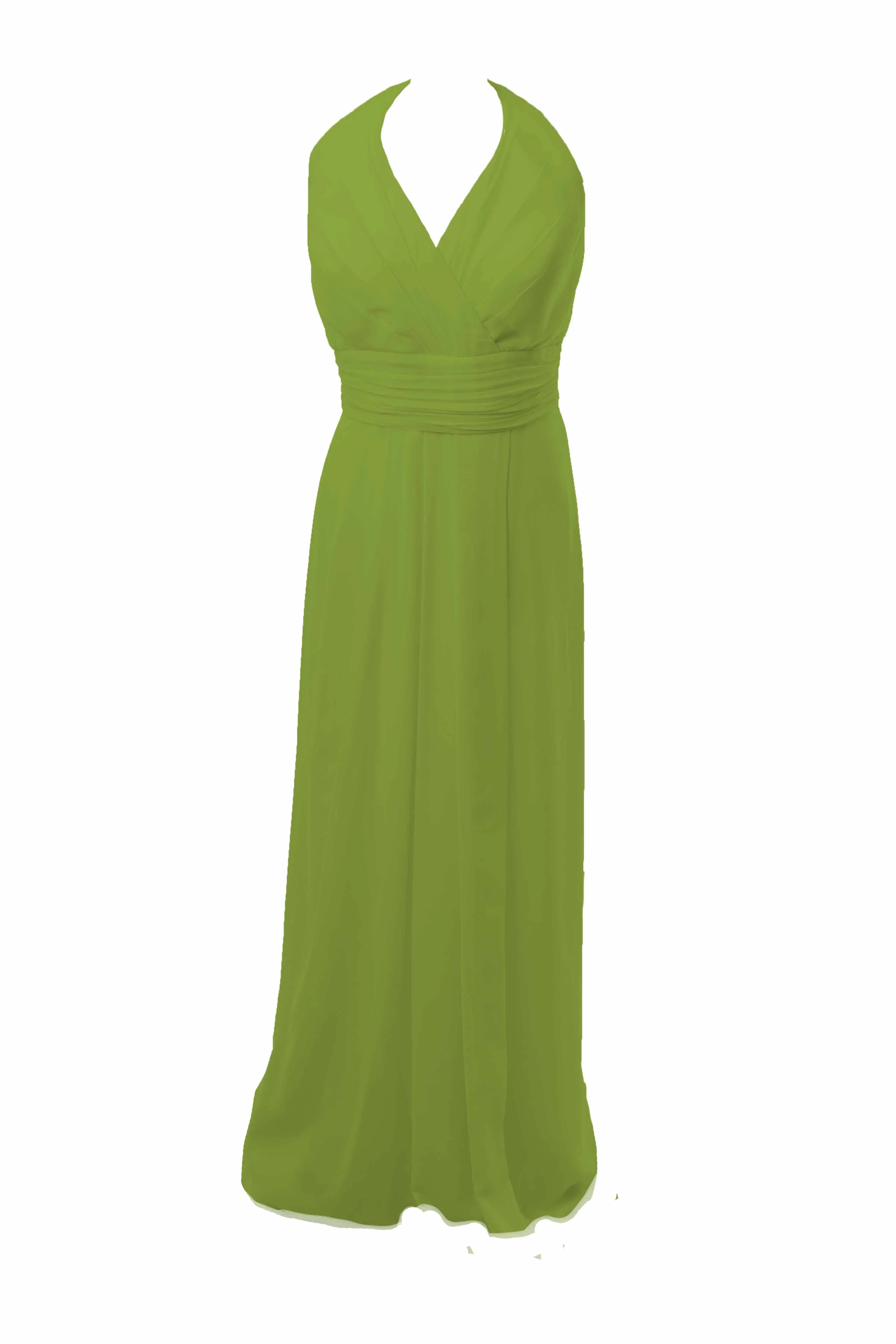 Long Halterneck Bridesmaid Dress