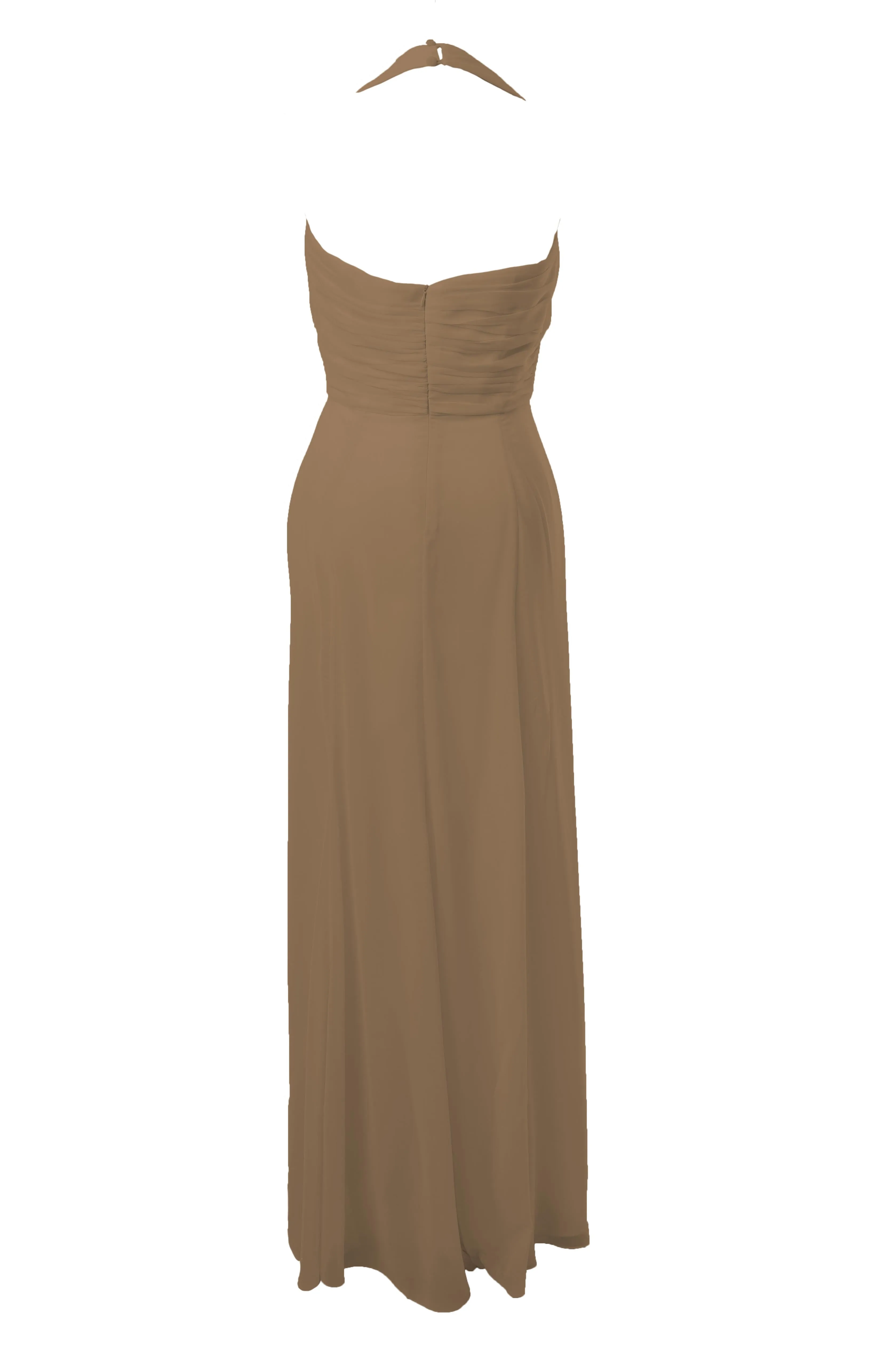 Long Halterneck Bridesmaid Dress