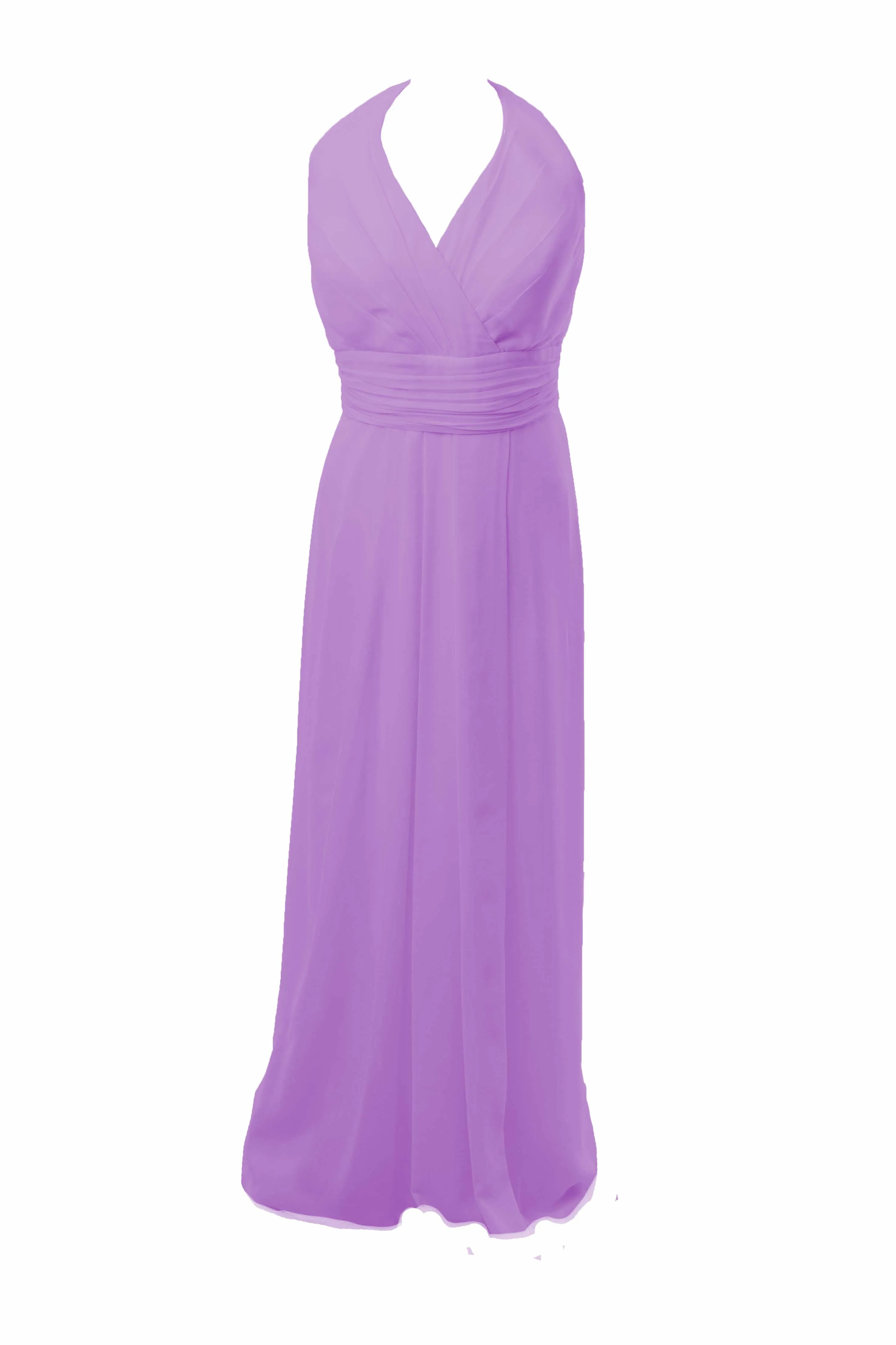 Long Halterneck Bridesmaid Dress