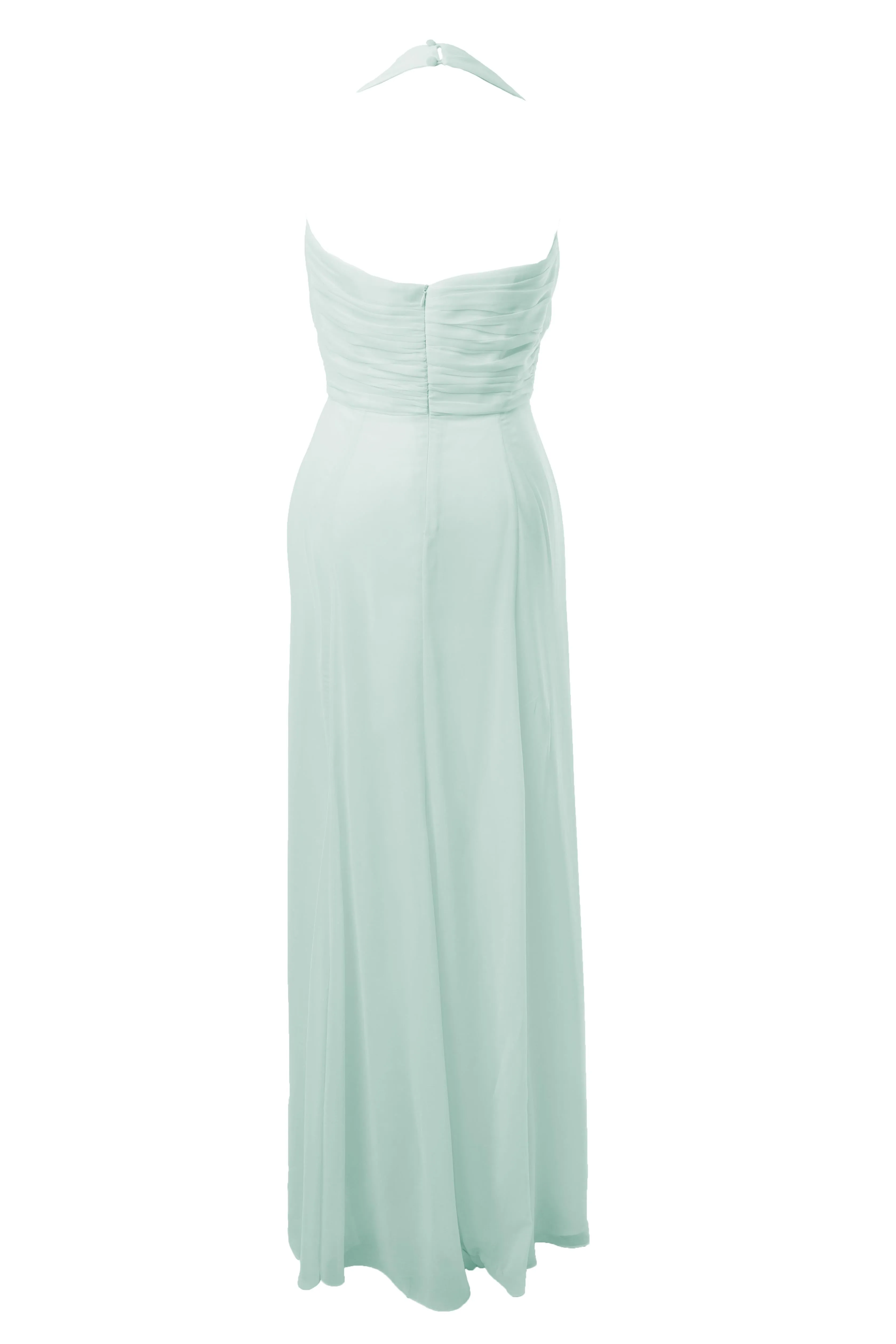 Long Halterneck Bridesmaid Dress