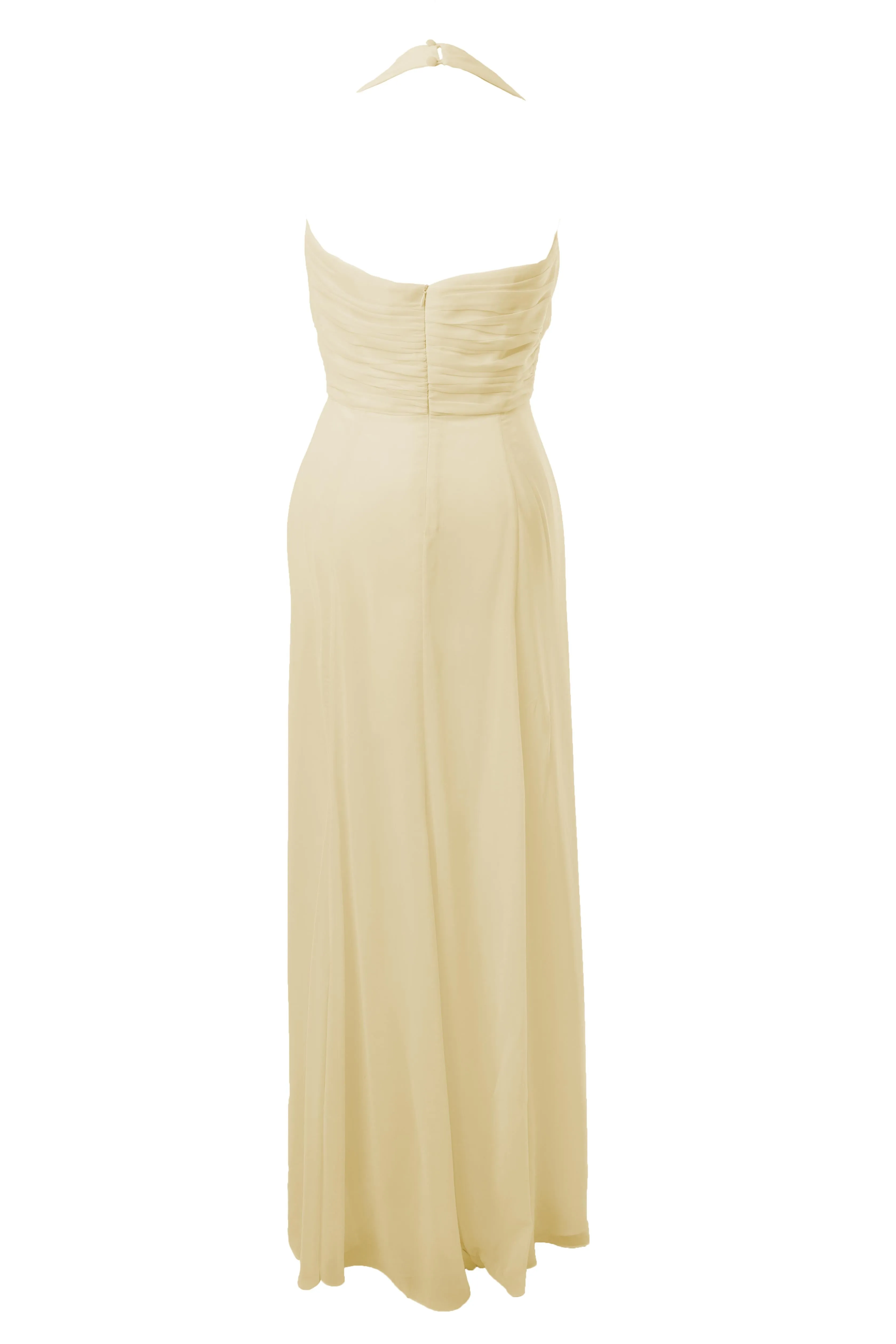 Long Halterneck Bridesmaid Dress